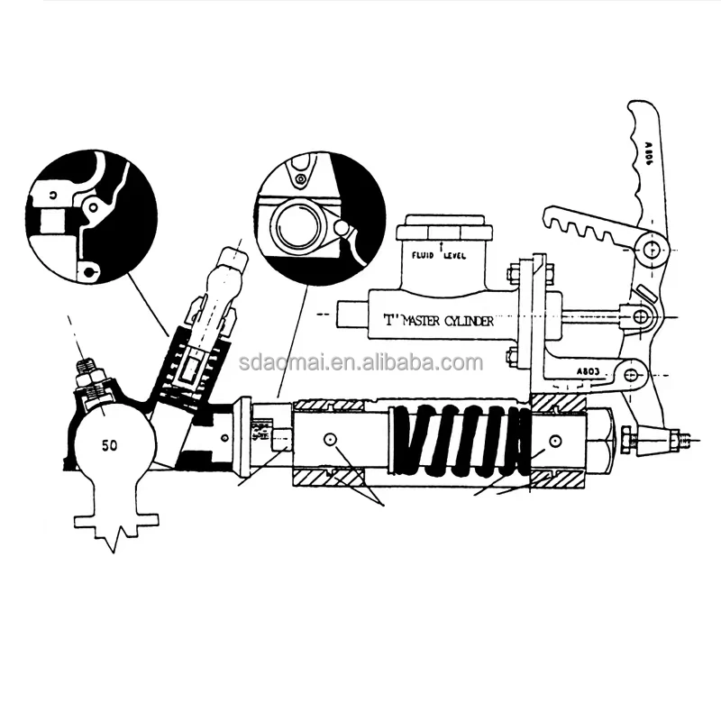 Trailer Hydraulic Brakes - 2000KGS Capacity & OEM No.87209
