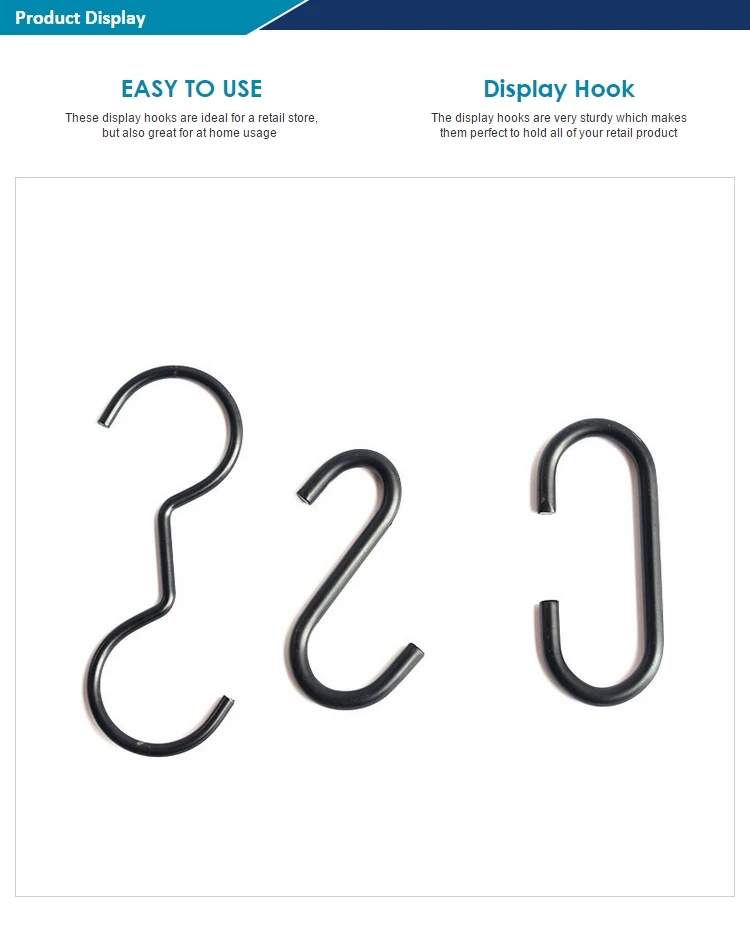 S Shaped Hooks Stainless Steel Metal Hangers Hanging Hooks For Kitchen