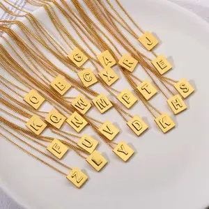 Custom Women Non Tarnish Free Waterproof Jewelry 18K Gold Plated Stainless Steel Angel Number Necklace