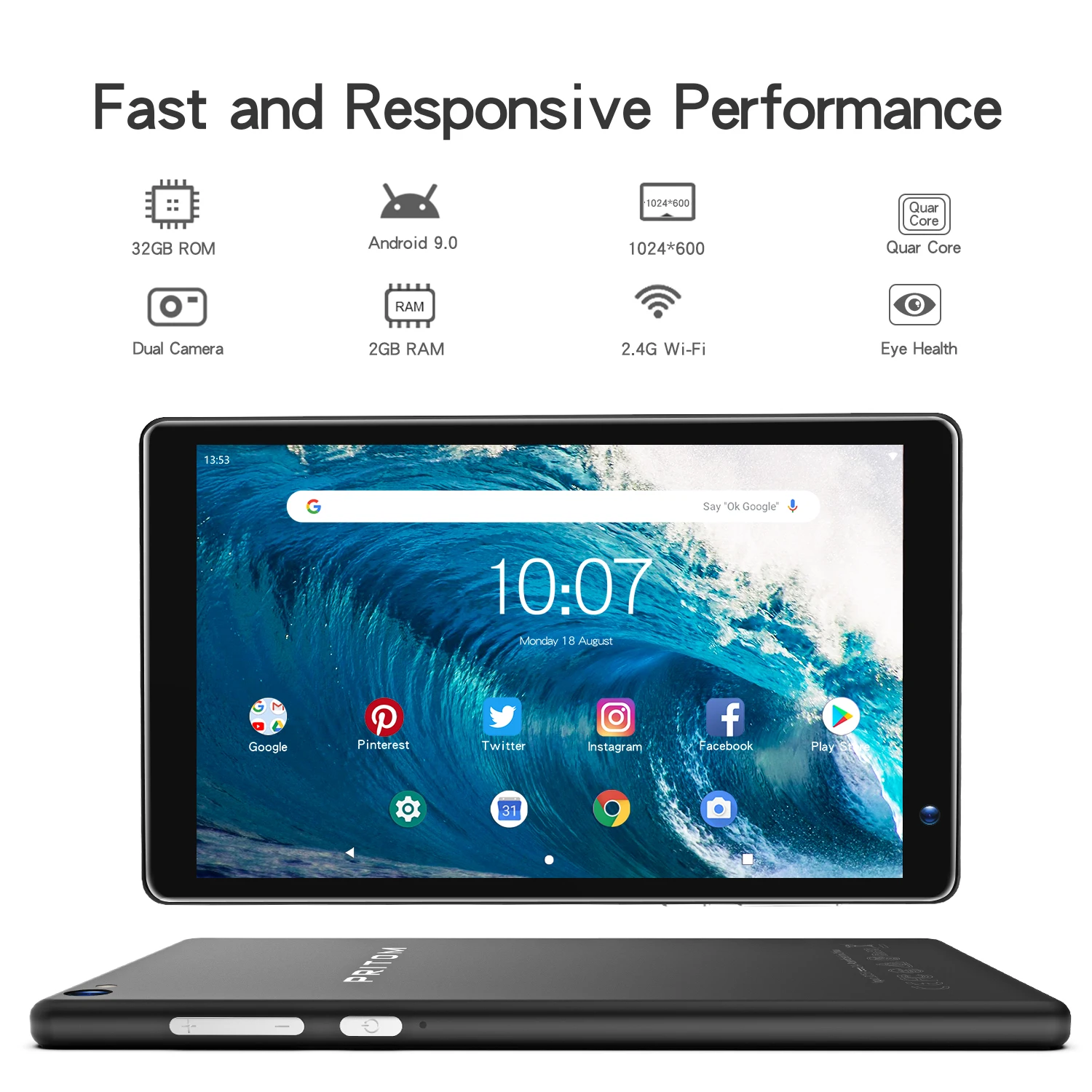 PRITOM P7 PRO AndroidWIFIタブレットPC7インチWiFiキッズタブレット 