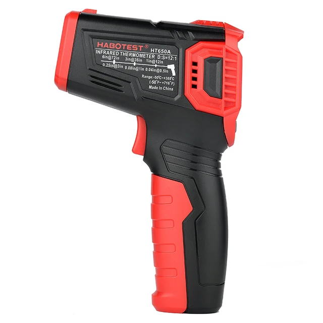 Dropshipping Habotest HT650A Temperature Laser Gun Infrared Thermometer For Industry Temperature Gun NCV Factory Direct test - Image 2