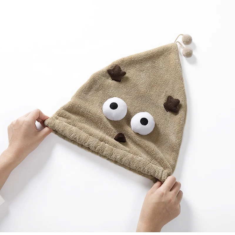 Оптовая продажа супервпитывающее быстросохнущее полотенце-тюрбан из микрофибры для сушки