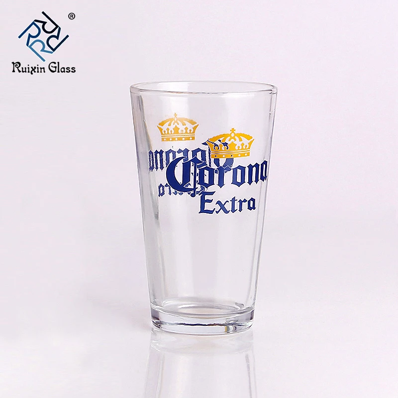 Wholesale Custom Logo Glassware Sublimation Beer Stein Mug Pub 16 Oz