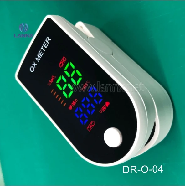 LANNX DR-O-04 Fingertip Oxmetros Blood Oxygen Monitar Oxymetr Human Animal Use Handheld Oxy Meter Instant Read Pulse Oksimetre