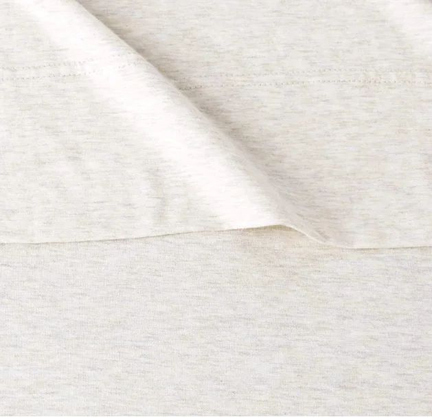 100 Cotton Bed Sheet King Size/twin Xl Stretch Jersey Knit Fitted