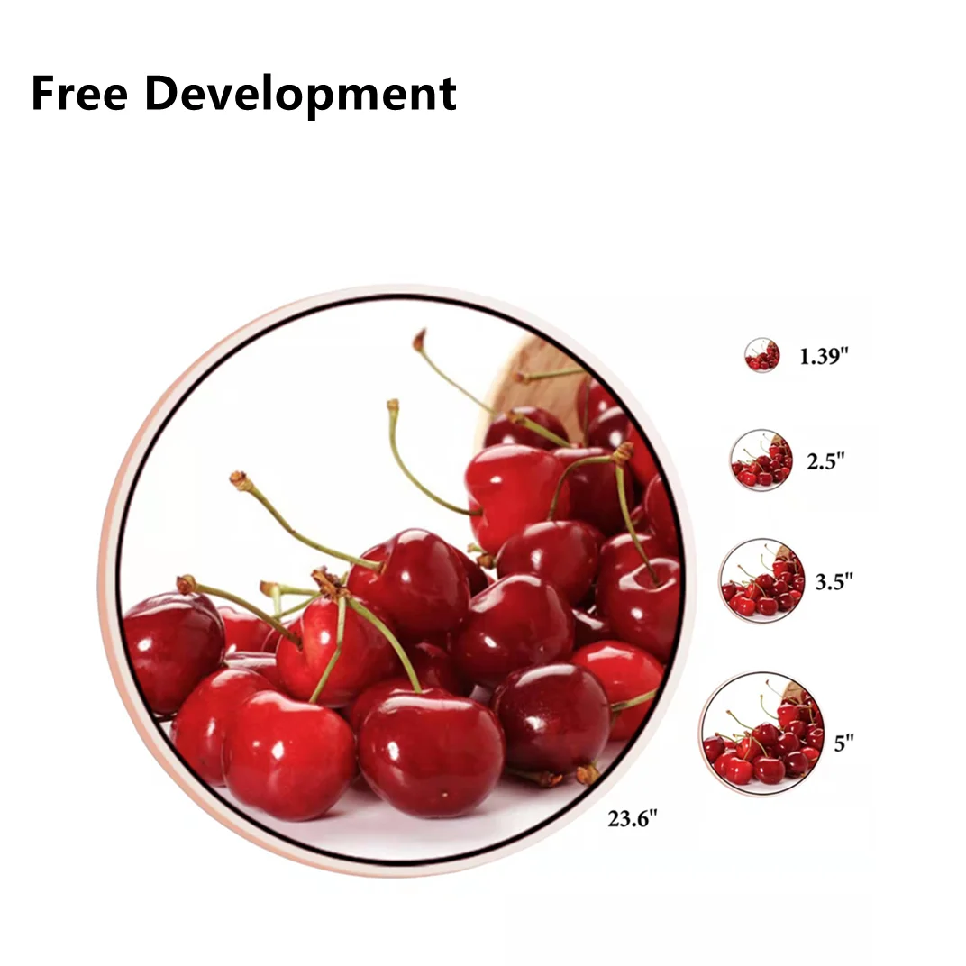 OEM размер круговой медиаплеер Tft Ips сенсорный ЖК-экран панели наборы 4K Android круглый ЖК-монитор дисплей full HD