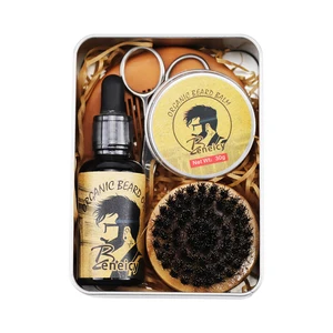 2026 Daily Beard Care Kit 100% Naturally Extracted Beards Oil Grooming for Healthy Looking Beards