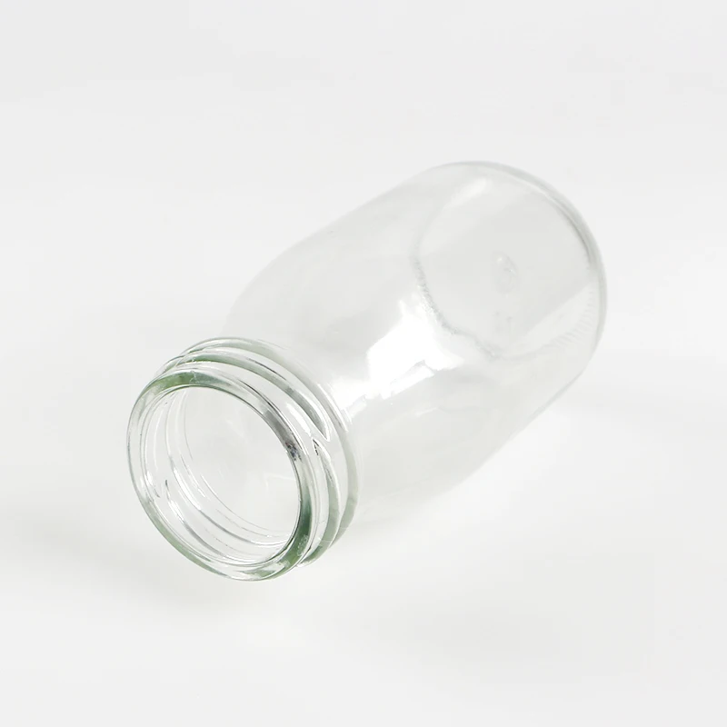 Wholesale 200ml 250ml 300ml 500ml 1 Liter Soy Milk Glass Bottle with Lid