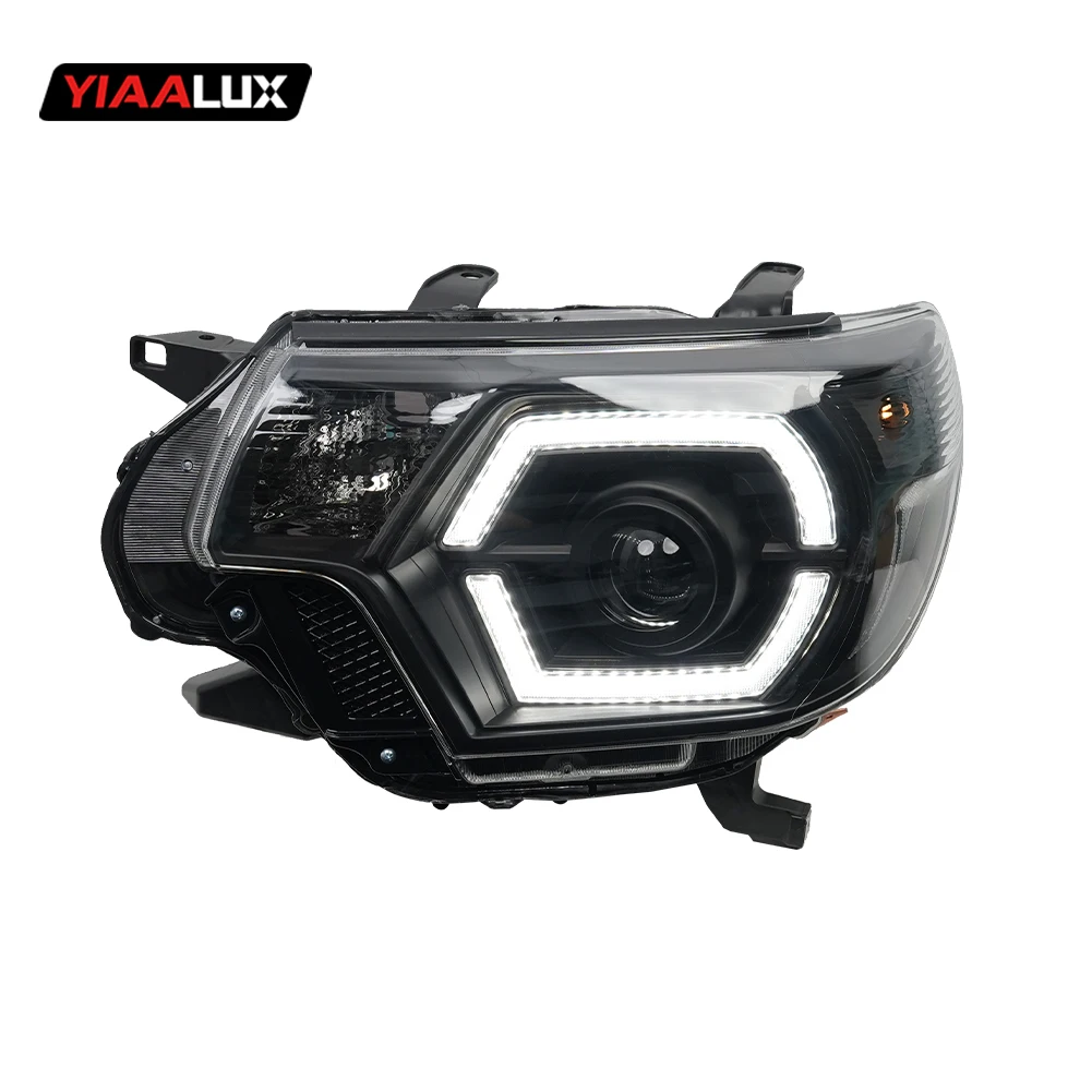 Matte Black Housing Clear Lens LED  Headlights head lamp for Toyota Tacoma 2012-2015