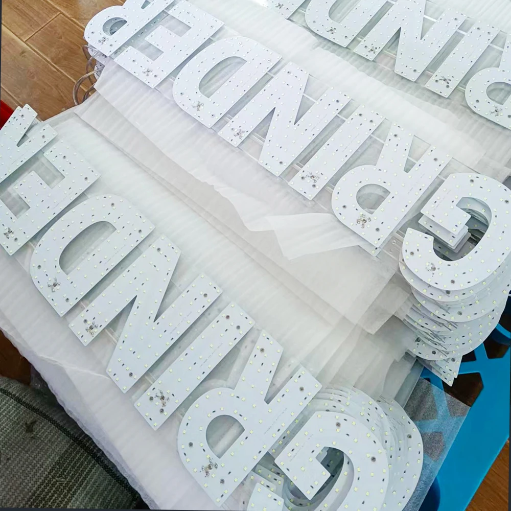 Signage Advertising Outdoor Led Illuminated Sign Board Smoke Shop Led Open Signs for Business