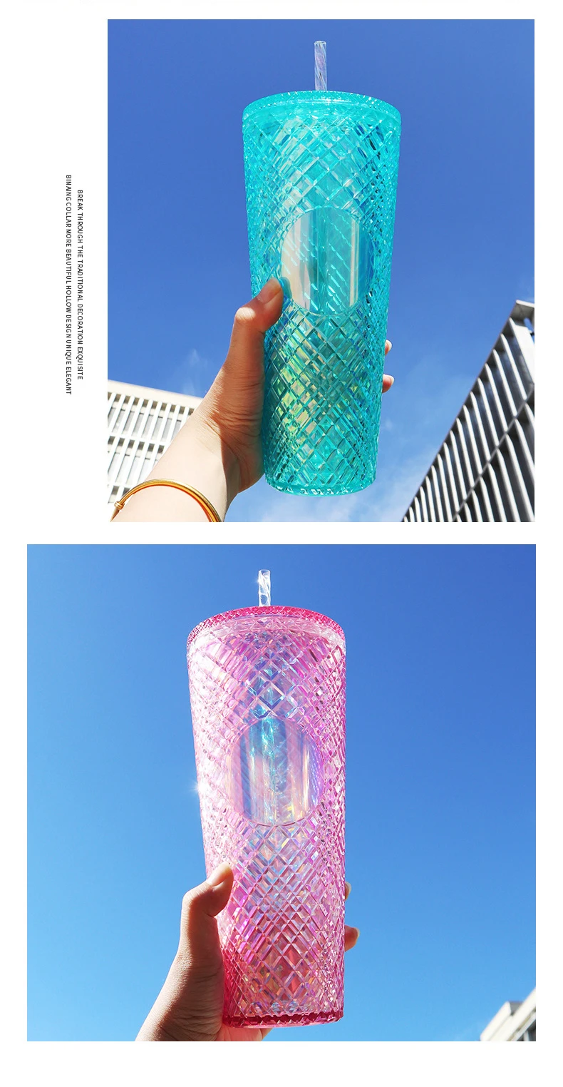 Wholesale Tazas Vaso Double Wall Tasse Solid Color Pineapple Tumbler ...