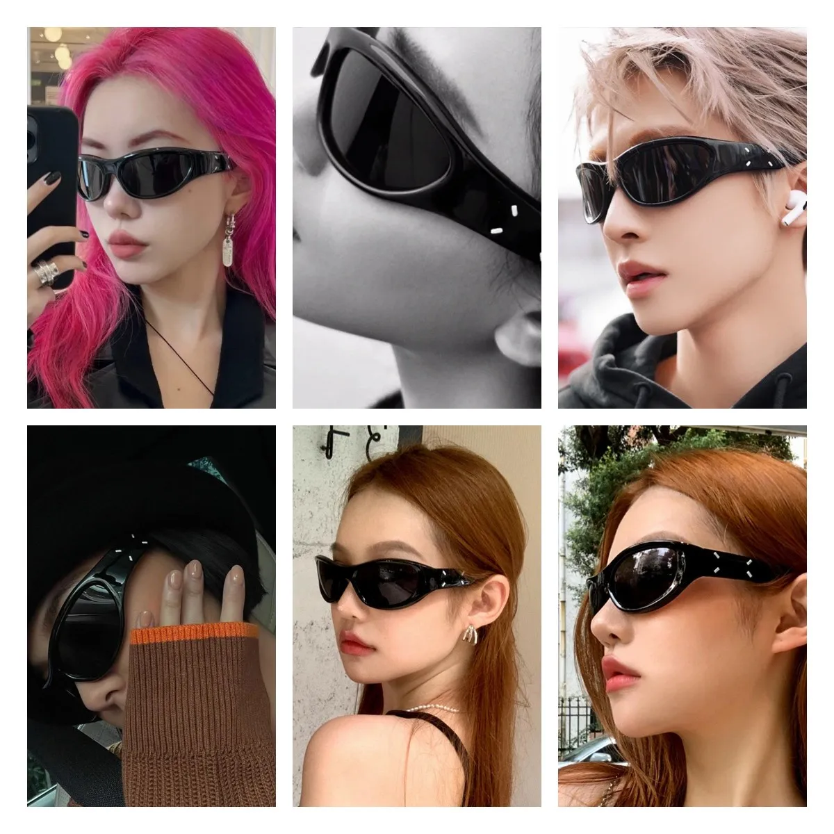 Y2K Sunglasses - Retro Futuristic Eyewear for Men & Women