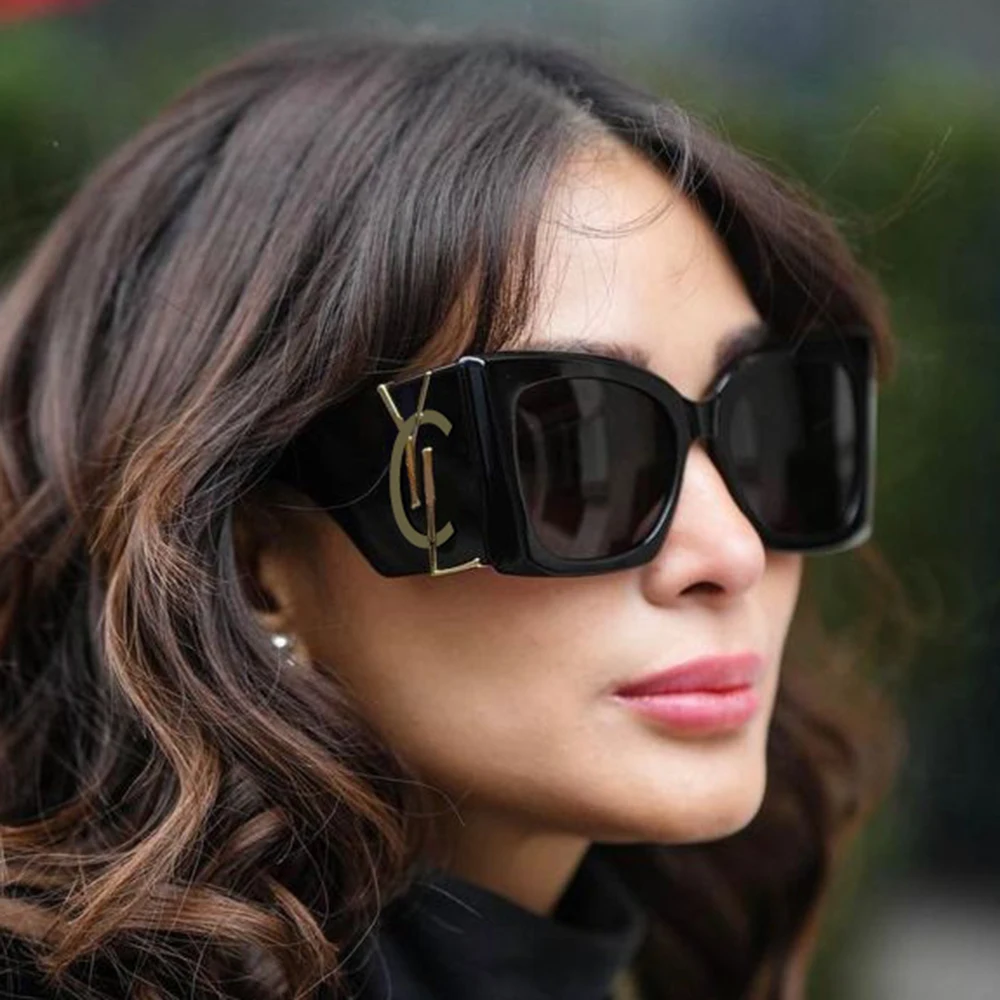 Bug Eye Oversized Square Sunglasses Designer Oversized Glasses Retro Square Caterina Cat EYE  main image 3