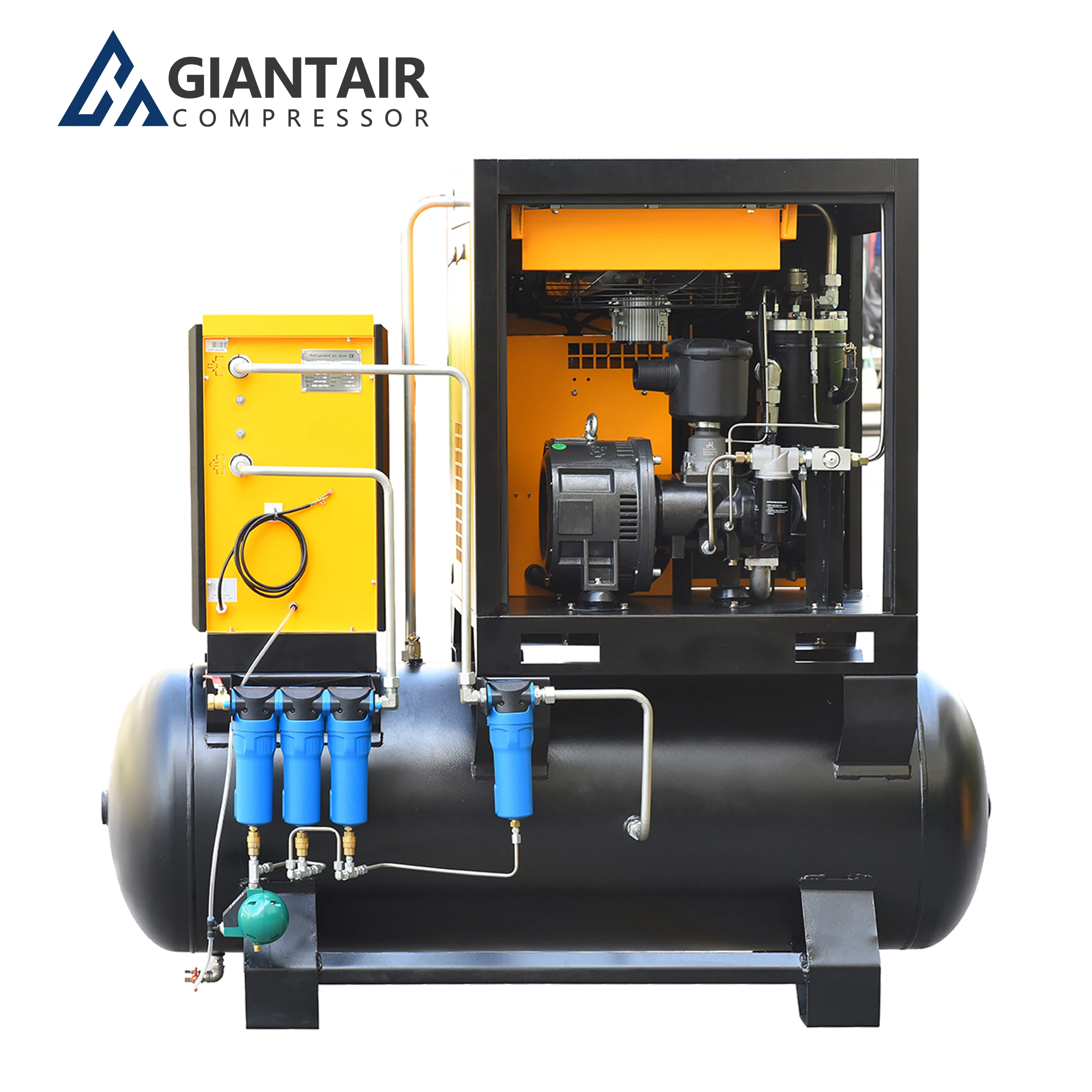 Giantair Industrial Air-compressors 10hp 7.5kw Rotary Screw Air ...
