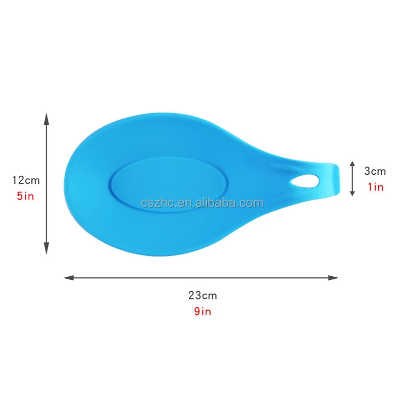 product wholesale customized silicone kitchen utensil rest ladle spoon holder for stove top-2