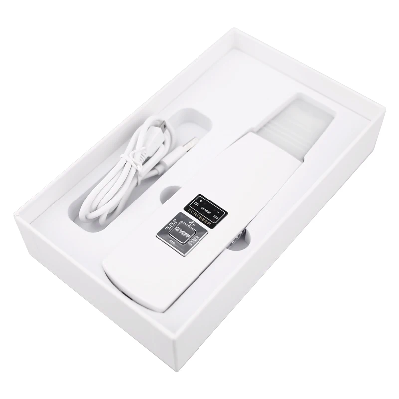 Портативный Электрический ультразвуковой очиститель для кожи из нержавеющей стали с функцией увлажнения лифтинга домашнего использования