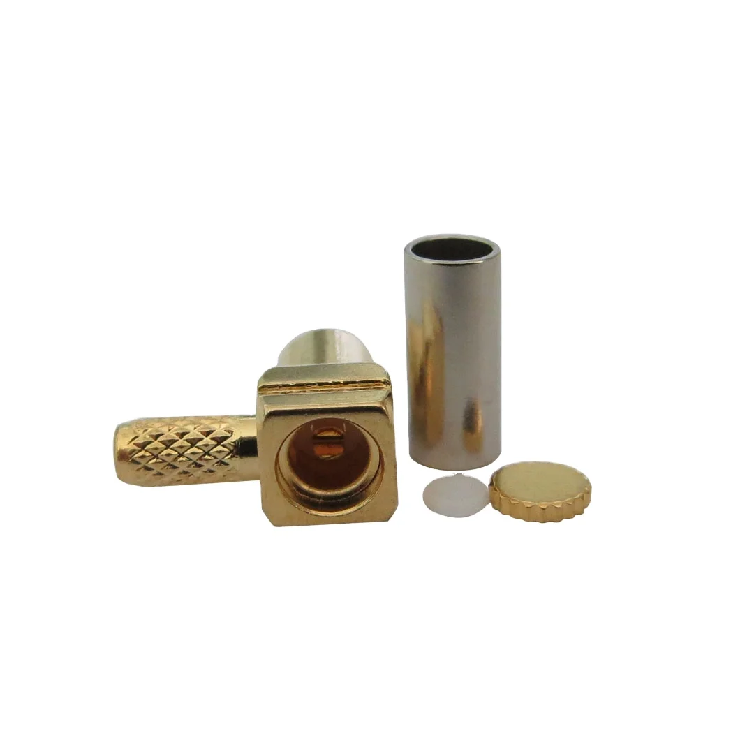 product wholesale mcx c kw15 connector 90 degree right angle mcx female connector for rg316 rg174 cable-1