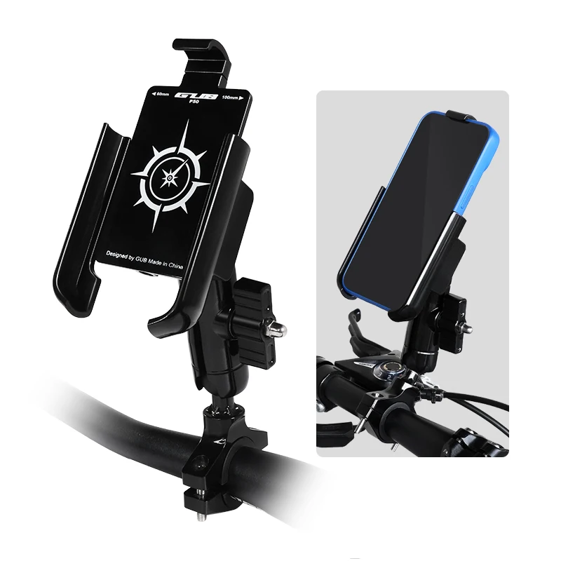 Nuevo accesorio soporte para teléfono móvil GUB P50 soporte para teléfono para scooter eléctrico M365 1S PRO soporte para teléfono en motocicleta
