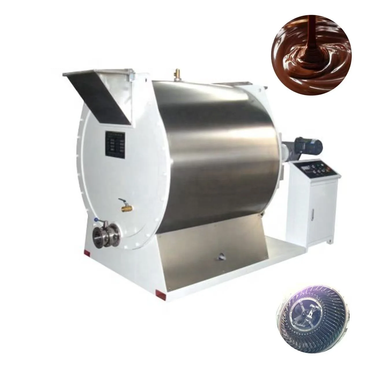 1000L Automatic Chocolate Hazelnut Paste Making Machine Chocolate Refiner and Conche Machine