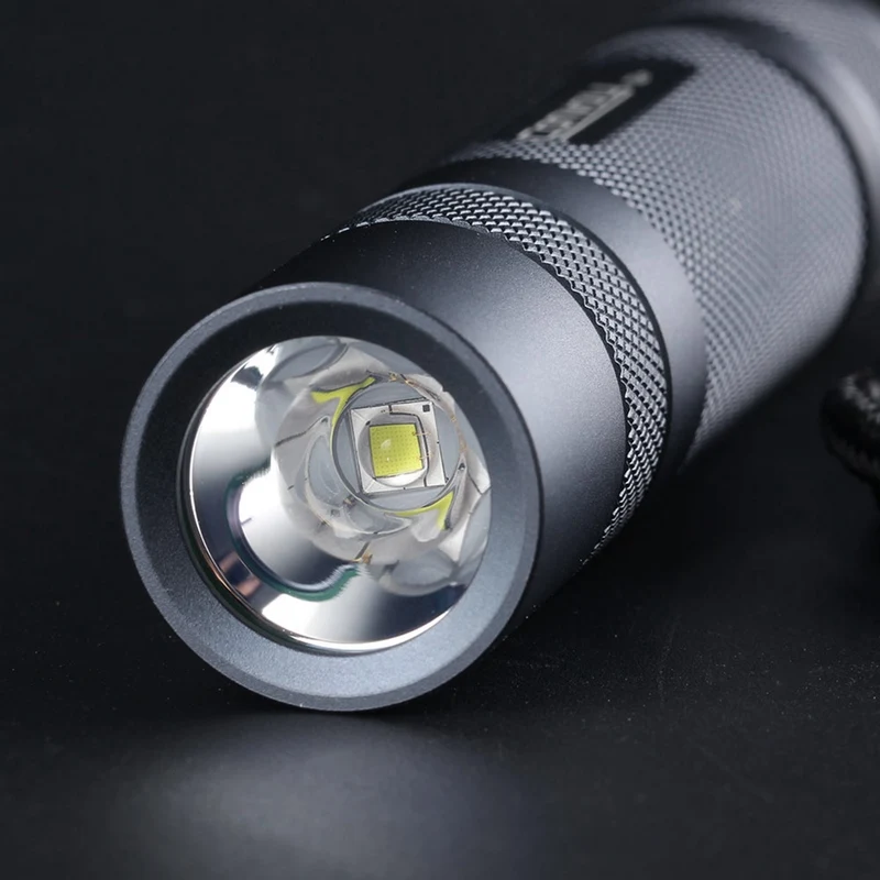 convoy s2 rechargeable flashlight S2+ Titanium alloy 18650  flashlightgo Convoy S2+ 7135*8 LED Flashlight Convoy S2 Plus Copper 1200lm