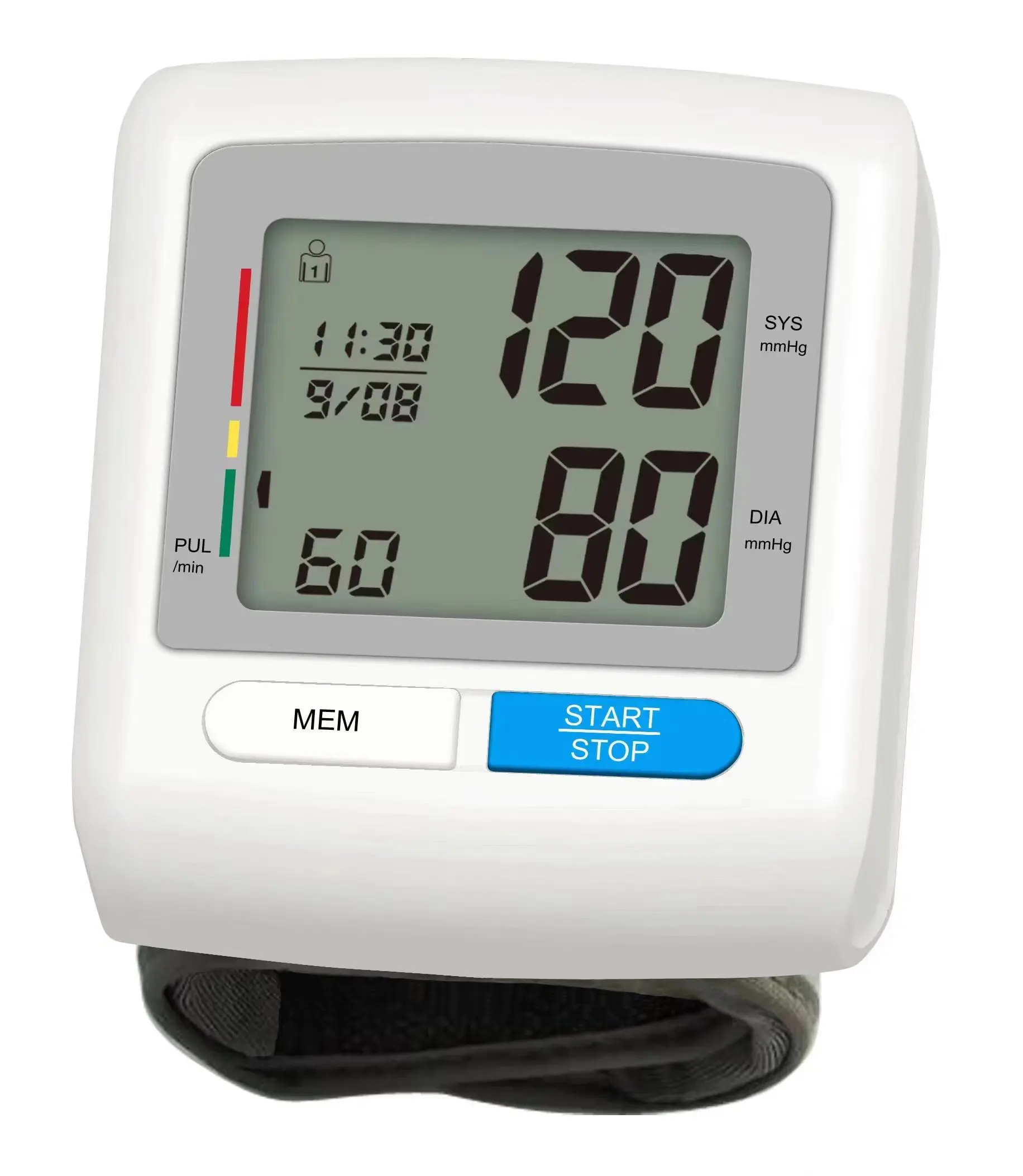 New Cost-effective Wrist Bp Monitor Portable Blood Pressure Devices Electronic Sphygmomanometer