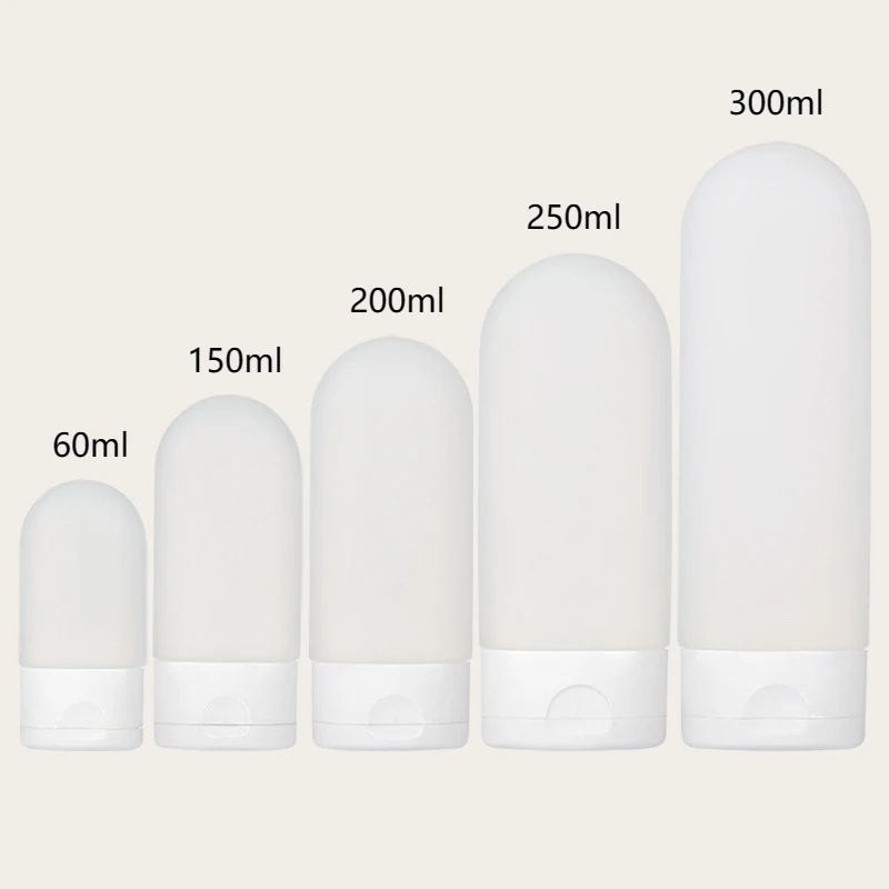 60ML 150ML 200ML 250ML 300ML HDPE Empty Cosmetic Plastic Hose Hand Cream Tube Packaging