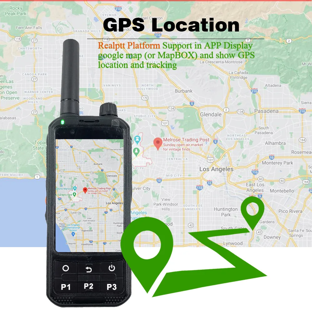 ANYSECU A970S - Portable 4G POC Walkie Talkie with Star SIM