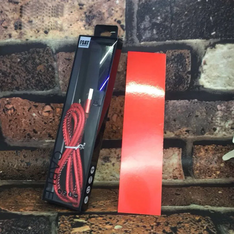 
 Индивидуальный USB-кабель для передачи данных, ПВХ упаковочная коробка для кабеля данных  