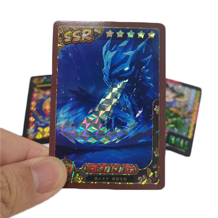 Custom Wholesale Anime Holographic Collectible Cards Adult Trading Card Pack Football Yugioh Trading Crad Game With Tuck Box Custom Wholesale Anime Holographic Collectible Cards Adult Trading Card Pack Football Yugioh Trading Crad Game With Tuck Box