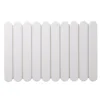 Single root oval-shaped - white