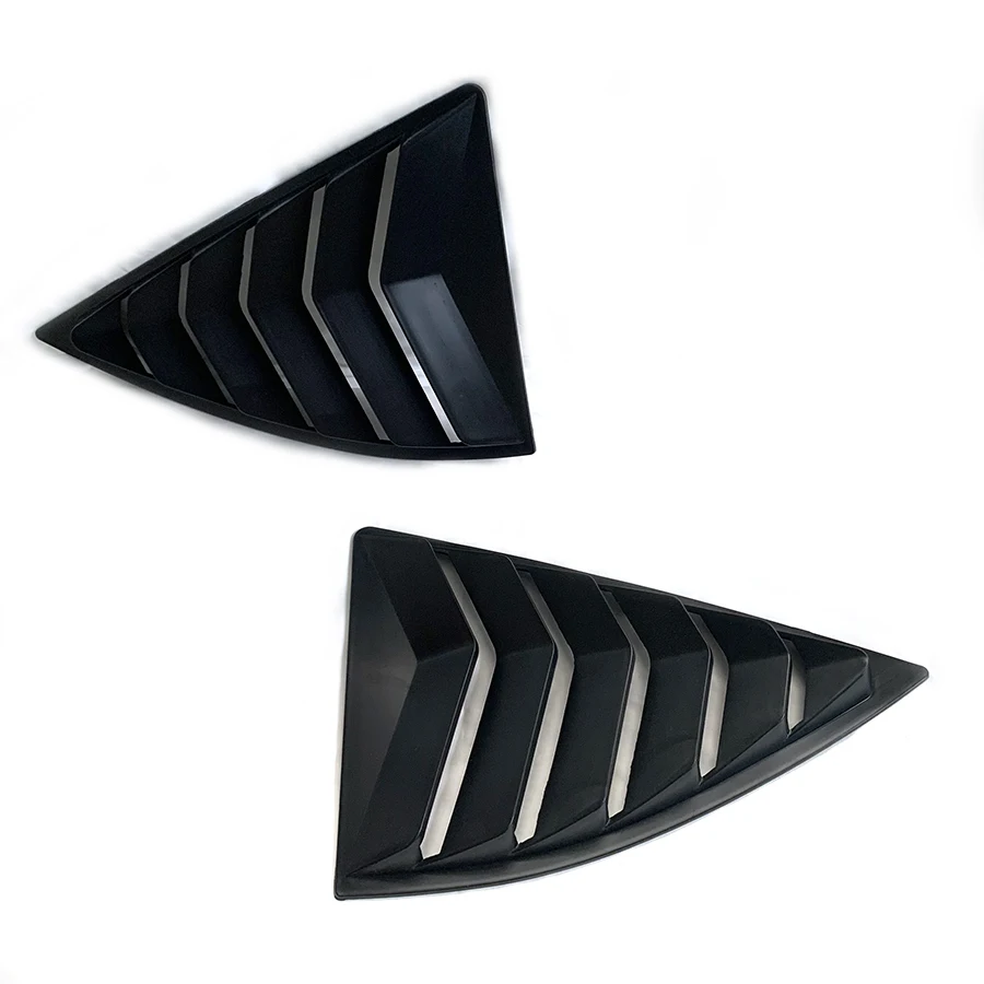 product matte black car side window louver for chevrolet chevy camaro 2010   2015 2011 2012 2013 2014 modified abs quarter decoration-4