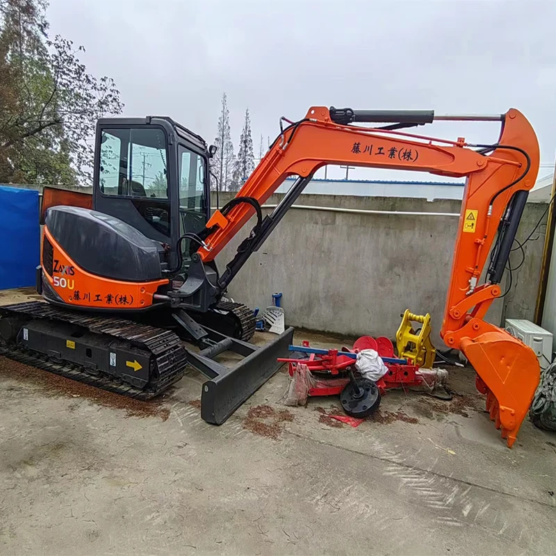 Hitachi ZX50 Excavator - 5 Ton Heavy Digger from Japan