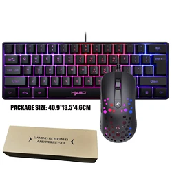 HXSJ V700 A904 электронный игровой планшет компьютер ноутбук мини волшебный RGB волшебный планшет Проводная клавиатура под заказ