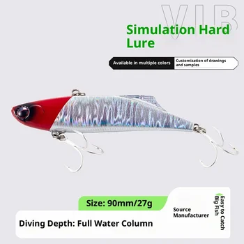 Lure Artificial Bait Sinking VIB Fishing Lure 90mm/27g UV Coated Laser Long-Cast ABS Hard Bait Simulation Without Hooks – Hard Lure – view 3