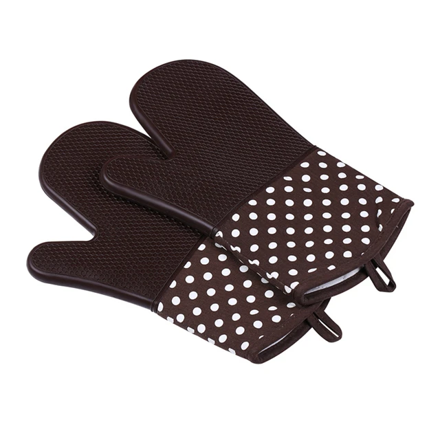 Guantes De Silicona Para Horno Y Barbacoa (JR) - Forro De Algodón Suave, 7 Colores, Vendedor UK