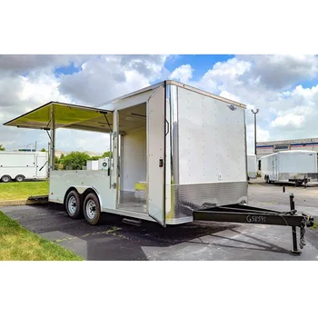 Best Sale Food Cart Fully Equipped Coffee Trailer Catering Hot Dog Food Truck for Sale