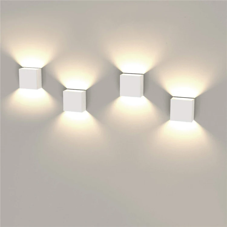 Cube Wall Lamp Pattern up Down Lighting Living Room Wall Lights Decorative Hotel Corridor Light Artistry Pattern