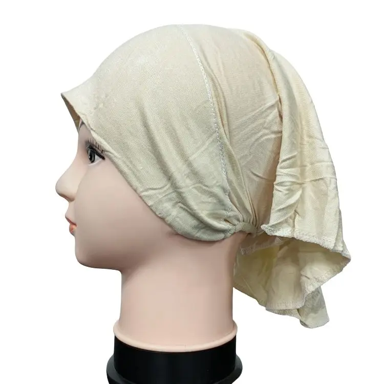 Wholesale Modal Cotton Hijab Under Scarf Inner Cap Women Soft Bonnet Turban  Cap Bottoming Hat Muslim Lady Girls Hjiab Cap Jersey