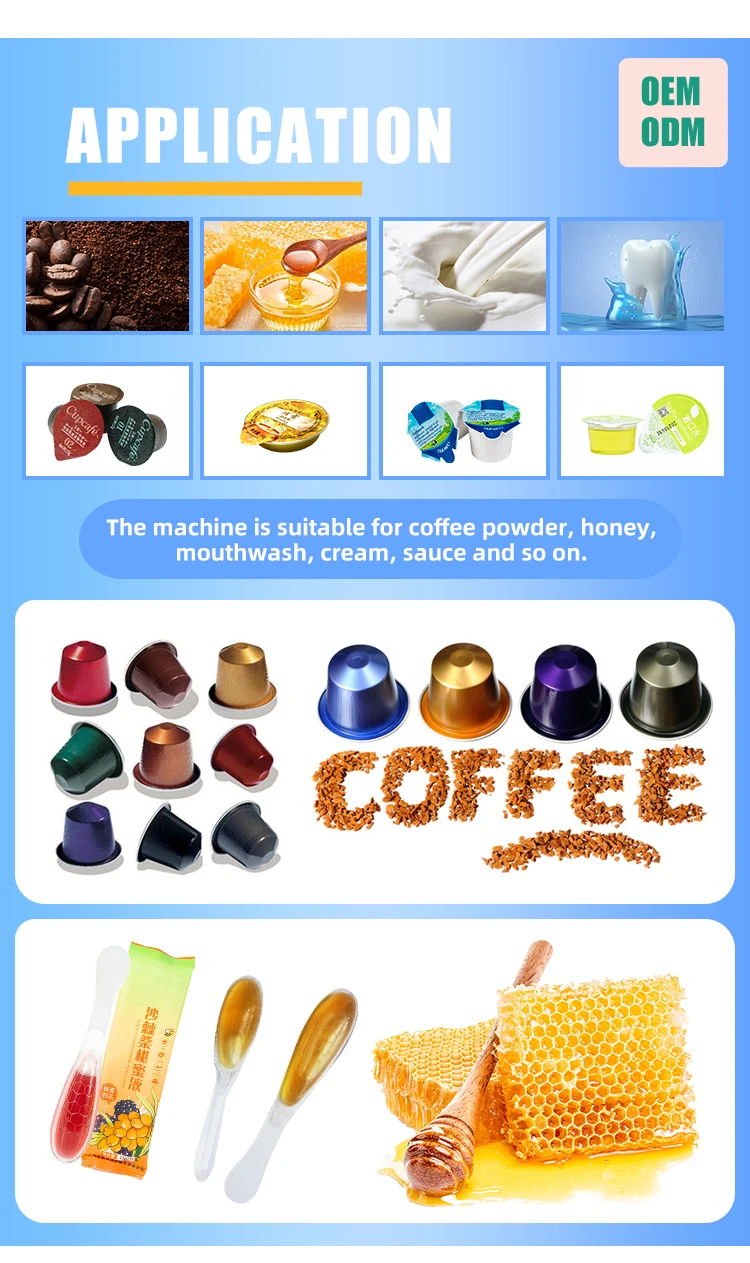 Automatic High Speed Rotary Nespresso K Cup Coffee Capsule Powder ...