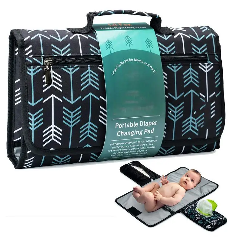 Baby Diaper Changing Pad Travel Bag Smart Portable - Main Image