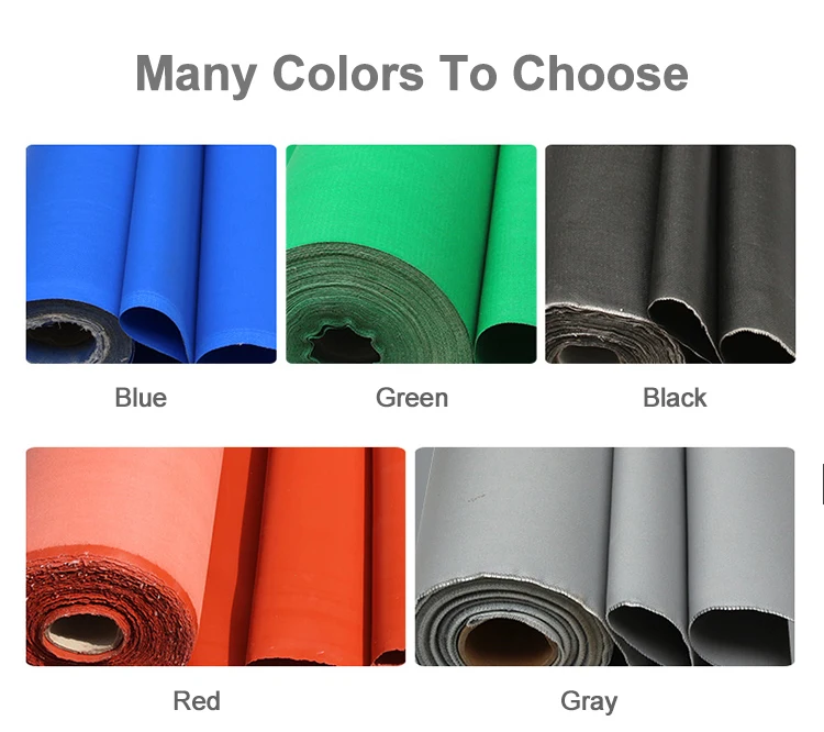 Heat resistance silicone coated fiberglass fabric