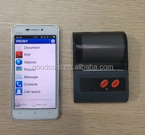 Goodcom Factory Mini 58mm Portable Bluetooth Thermal Fixed Wireless Terminal Printer