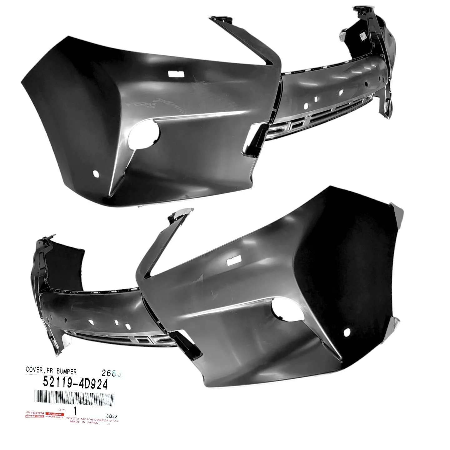 52119-4D924 Front Bumper Cover for Lexus RX270 2013-2015