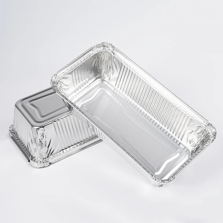 18337 Disposable Aluminum Foil Loaf Pan Straight Smooth Sides - 193