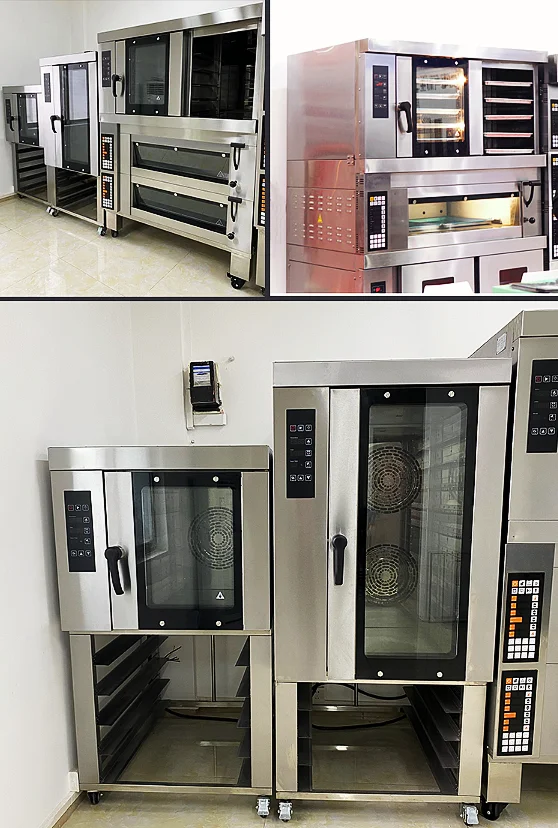 Industrial 12 Tray Bread Convection Oven Gas Baking Oven Convection