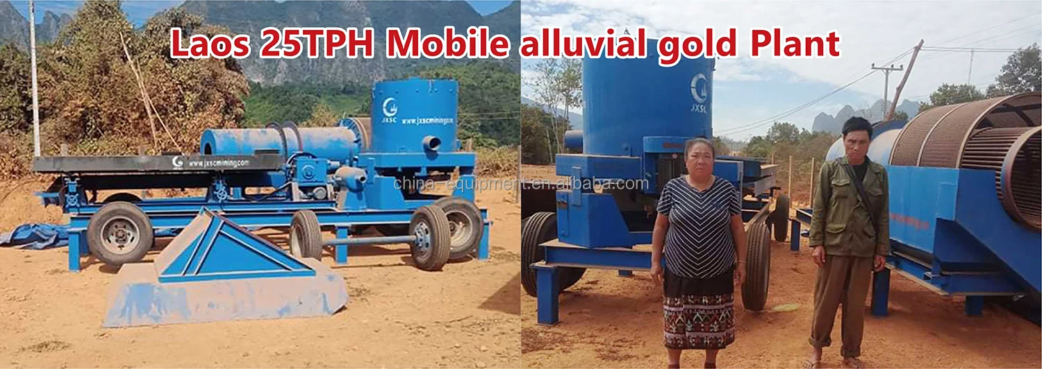 Jxsc Alluvial Gold Processing Plant For Sale High Recovery