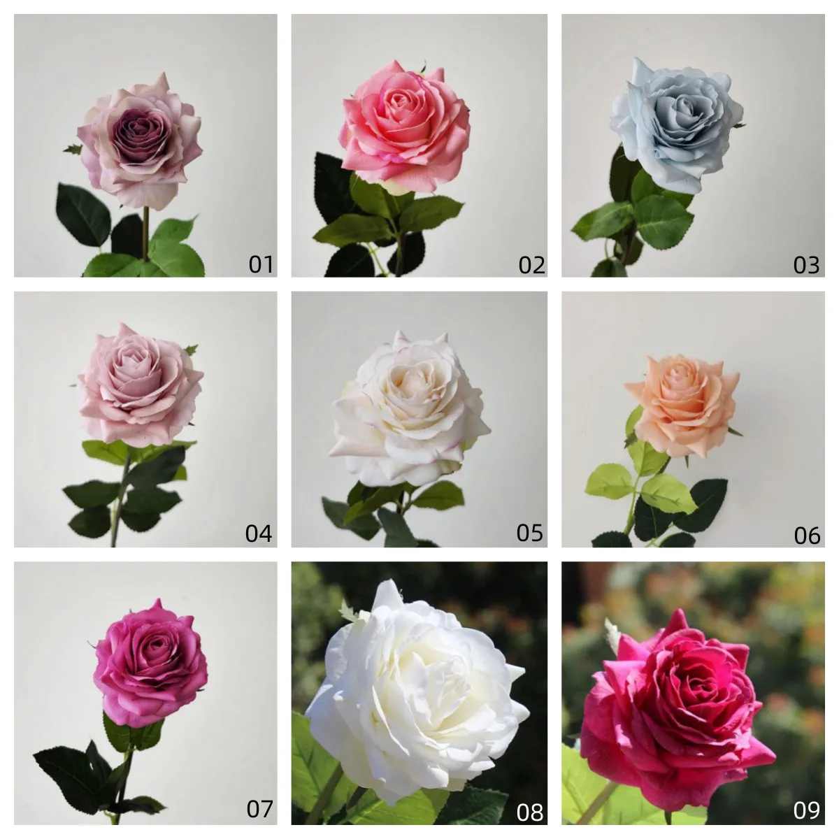 Wholesale High Quality Artificial Flower Single Stem Real Touch Silk ...