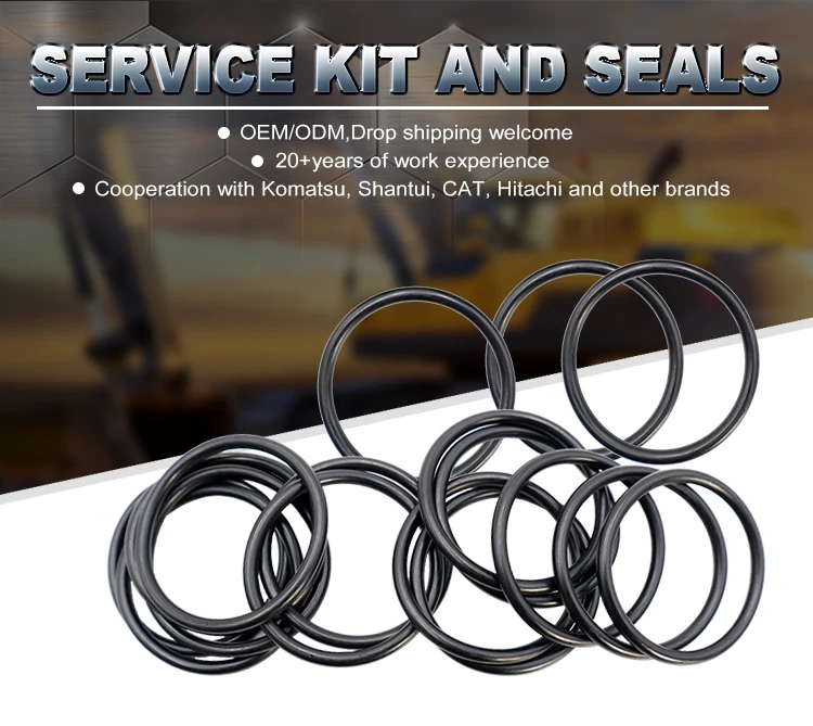 thumbnail image 2 of Center Joint Seal Kit For Hitachi Excavator EX200-5 2 of 12