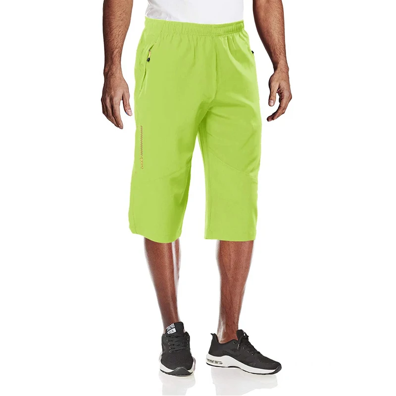 Men's Capri Pants Kefitevd Mens Below Knee Shorts Quick Dry