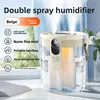 Beige-double nozzle-usb plug-in-warm nightlight